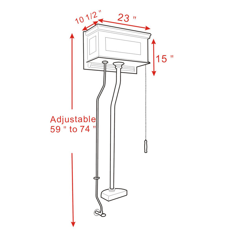 The Renovators Supply Inc. High Tank Pull Chain Toilet Conversion Kit